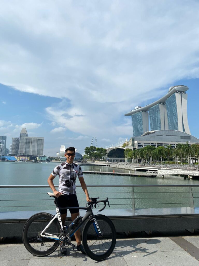 Cycling at Marina Bay Sands
